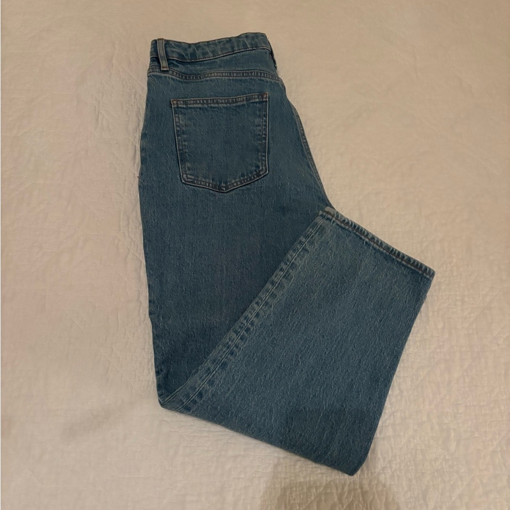 Aritzia denim forum Rowan Super Hi-rise Straight Ankle Jean